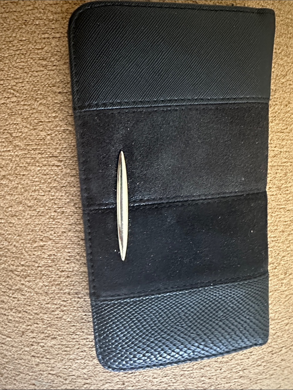 Primark Black Zip-Top Clutch Wallet